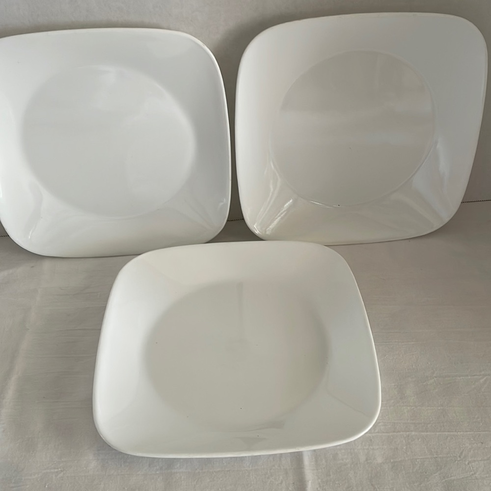 Pure White Luncheon plates